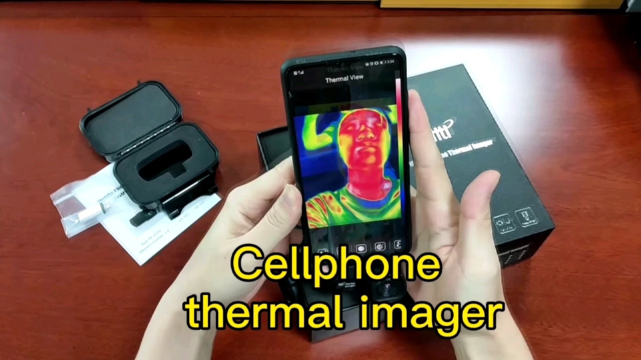 ht 301 high quality multifunctional external infrared thermal imager camera for android mobile phone with adapter free global shipping