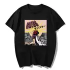 2021, футболка Haikyuu Tendou Satori W с принтом сзади, мужские кавайные топы, Мультяшные футболки с рисунком карате, футболка унисекс в стиле Харадзюку, мужская рубашка