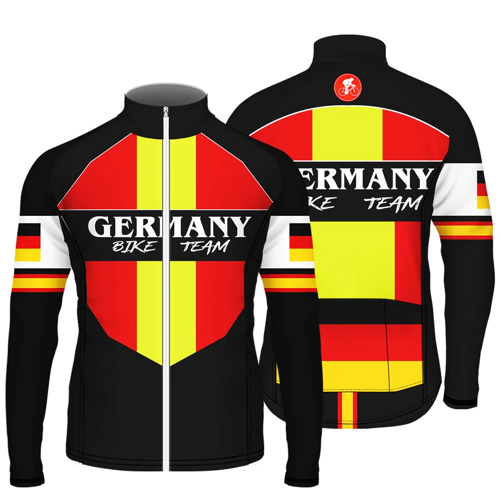 Мужской костюм для велоспорта WAMNI с длинным рукавом из Германии 2019|Майки