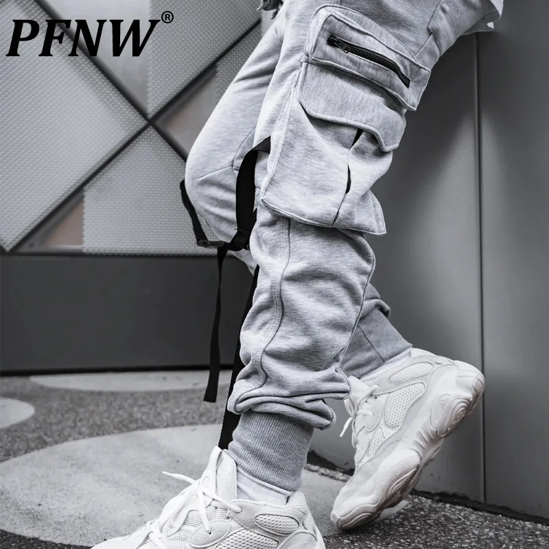 

Новинка, Модные осенние свободные и тонкие штаны PFNW для фитнеса, Мужские дышащие повседневные спортивные штаны для бега, баскетбола 12D0001