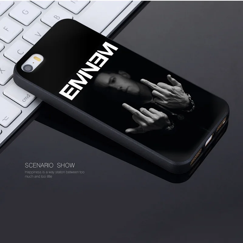 В стиле хип-хоп реперские кепки Эминем рэп чехол Чехол для мобильного телефона