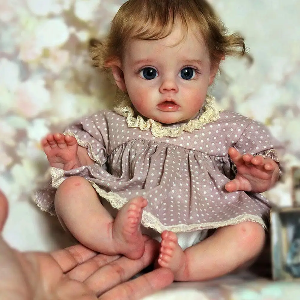 

12 Inch New Silicone Baby Doll Kits Unfinished Unpainted Vinyl Kit DIY Blank Certificate With Parts Baby Toys V1E3