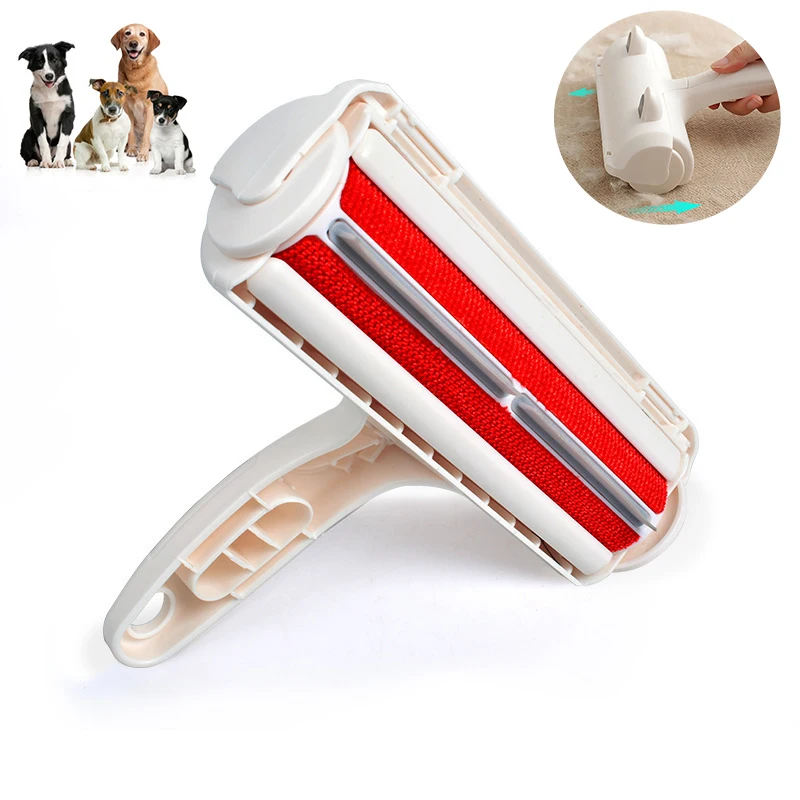 

Pet Hair Remover Roller Removing Dog Cat Hair From Wool Roller Furniture Self-cleaning Lint for Wool Pellet Cat and Dog Removal