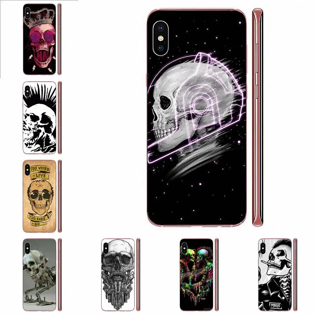 Популярные чехлы с черепами Alice Punk для Sony Xperia Z Z1 Z2 Z3 Z4 Z5 compact Mini M2 M4 M5 T3 E3 E5 XA XA1 XZ
