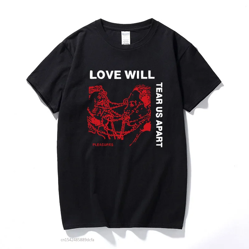 

Rapper Lil Peep Love Will Tear Us Apart Print Short Sleeve Hip Hop Streetwear