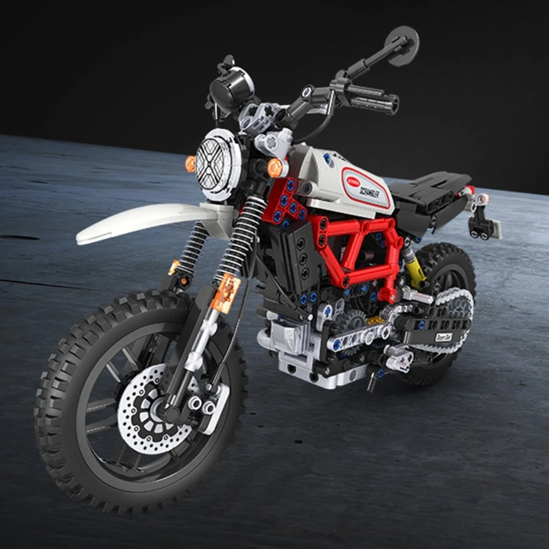 

High-drilled Motorcycle Education Kits Le High-tech Building Blocks for 7+ Kids DXAD