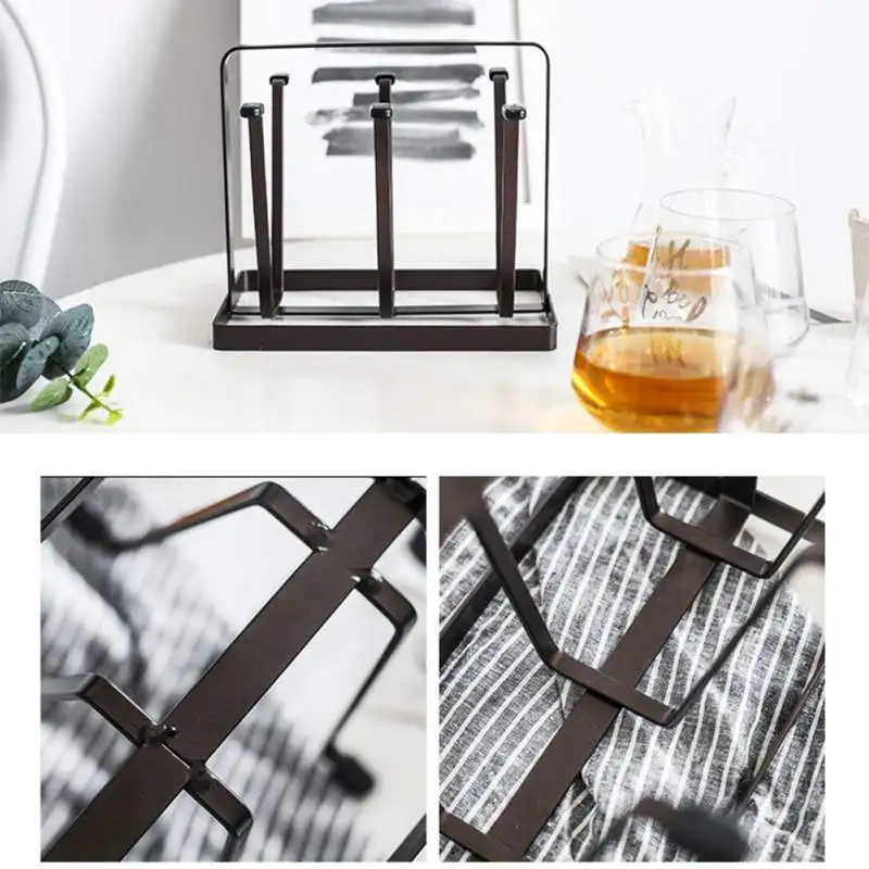 Скандинавский стеллаж для слива кофейных чашек стеллажи хранения стаканов