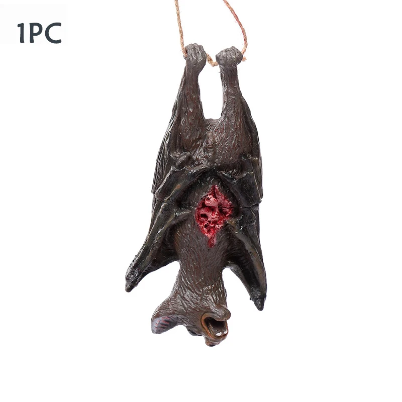 

2021 New Halloween Simulation Animal Hanging Decor Trick Or Track Decor Happy Halloween Party Decor Kids Favor Halloween Decor