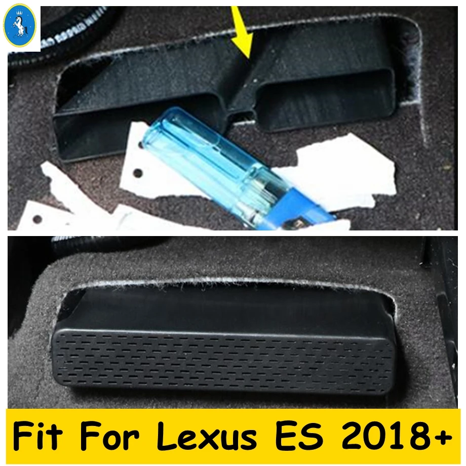 

Under Seat Below Air Conditioning AC Outlet Vent Cover Trim Accessories Fit For Lexus ES 2018 - 2023 Plastic Interior Refit Kit