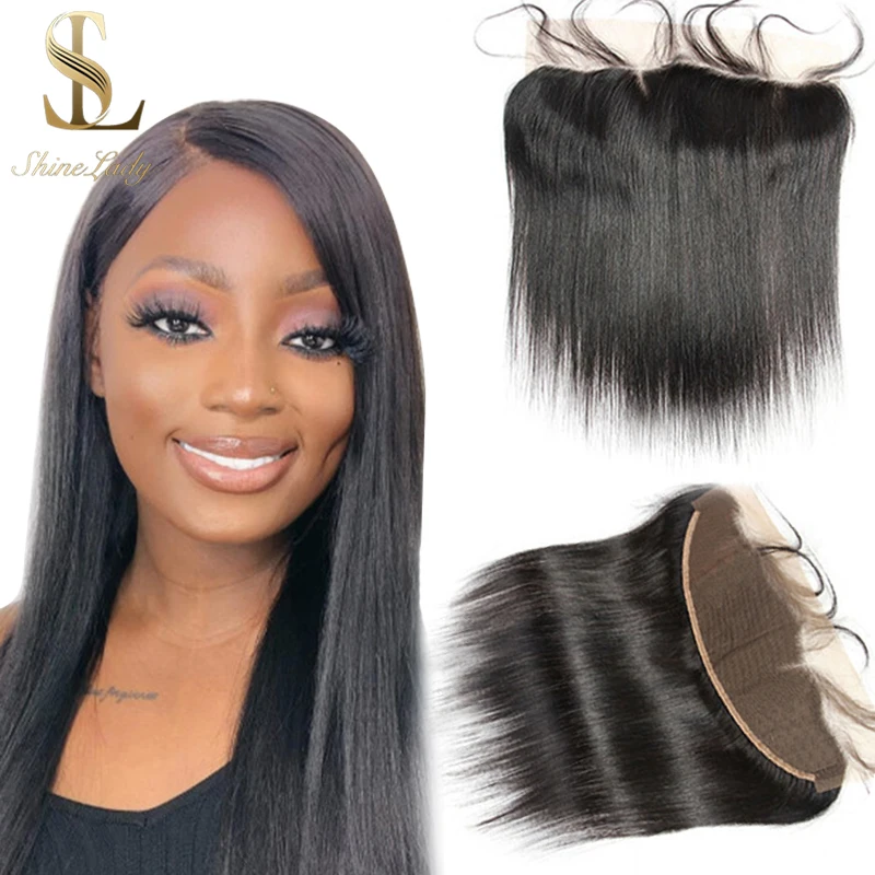 Shinelady предварительно спущенные необработанные волосы Фронтальная застежка с