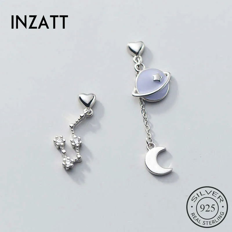 

Серьги-подвески женские из серебра 925 пробы с цирконием