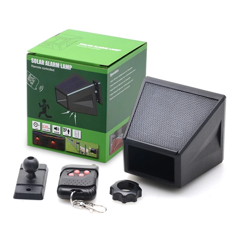 

Solar Alarm System,Wireless Security Alert System,Motion SensorSecurity Clocks for Home&Outdoor Garden