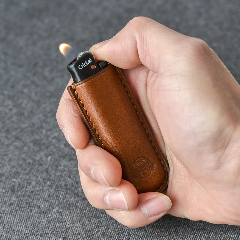 Чехол из натуральной кожи ручной работы для зажигалки чехол крикета аксессуары