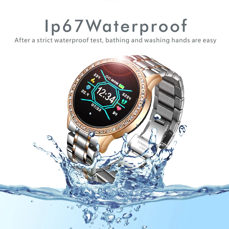 LIGE New Smart Watch Women Blood Pressure Heart Rate Monitor | Watches