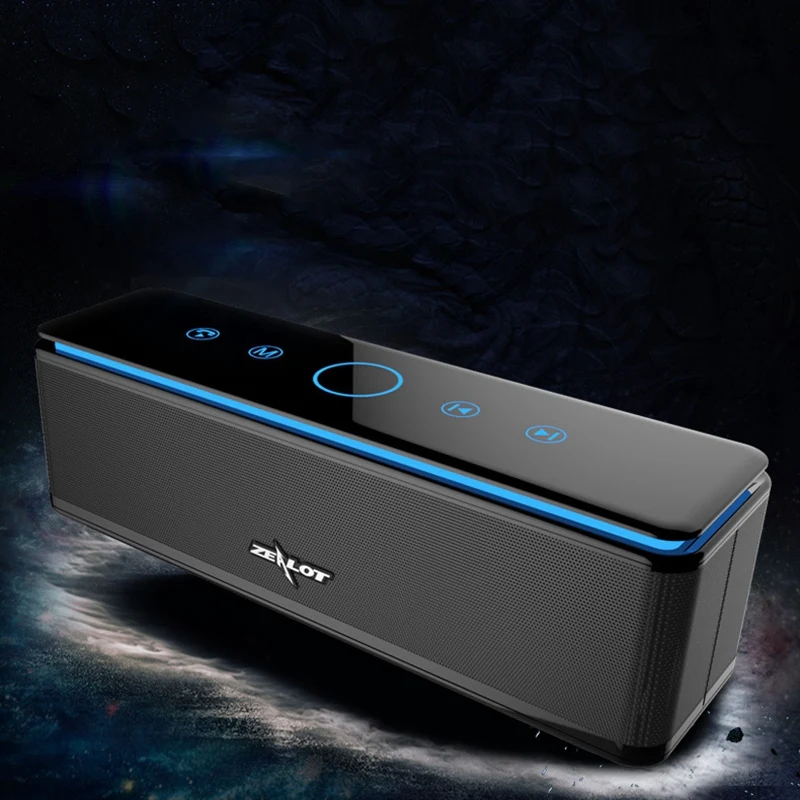 ZEALOT S7 контактный Bluetooth динамик сабвуфер Портативный маленький открытый