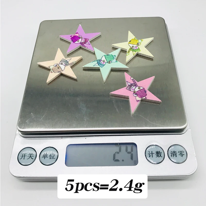 DIY смешивание пентаграммы деревянные фишки декоративные украшения ремесла