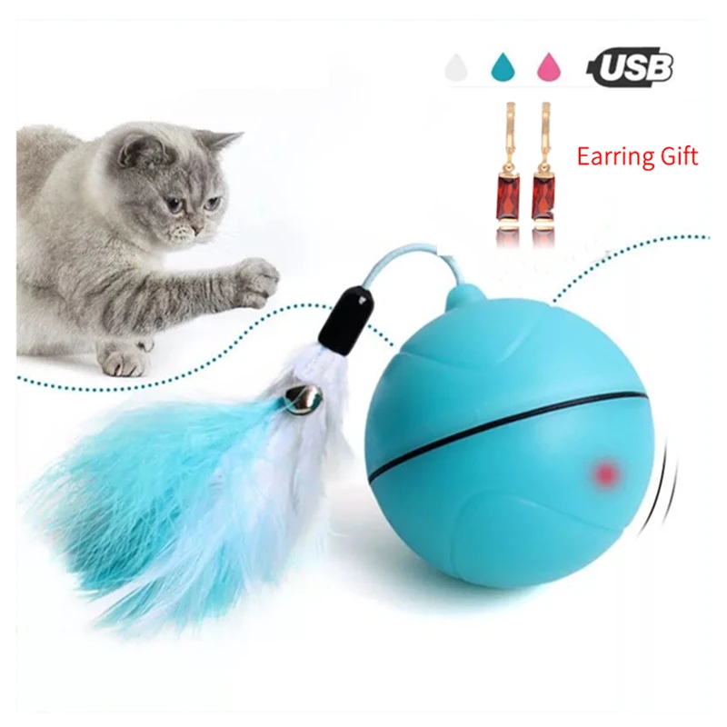2020 креативные игрушки для кошек интерактивный автоматический вращающийся шар
