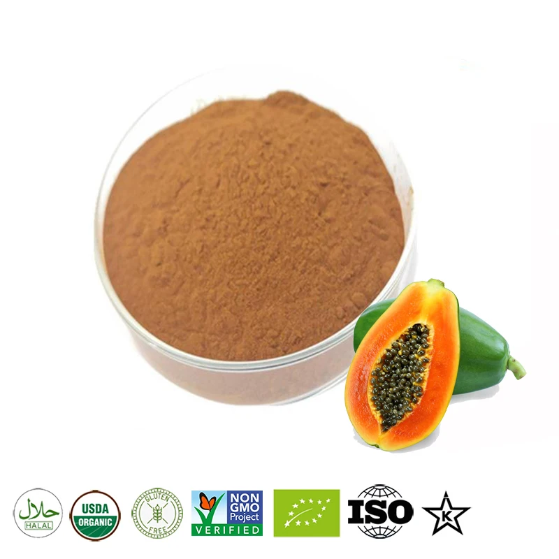 100% Natural Pure Papaya Extract Powder 20:1 ,Whitening Skin, Breast Enhancement, Free Shipping