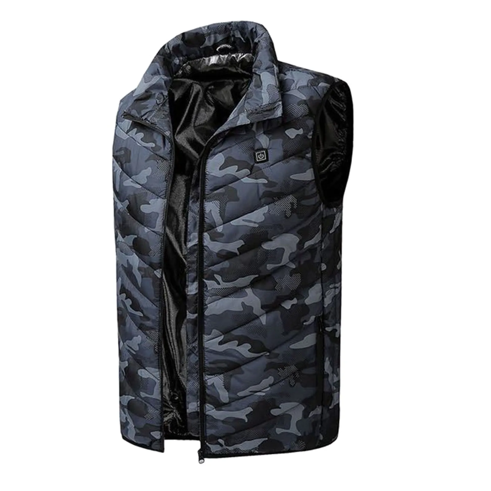 

New 2 Places Heated Vest Men Women Usb Heated Jacket Heating Thermal Clothing Hunting Winter Fashion Heat Jacket Camouflage
