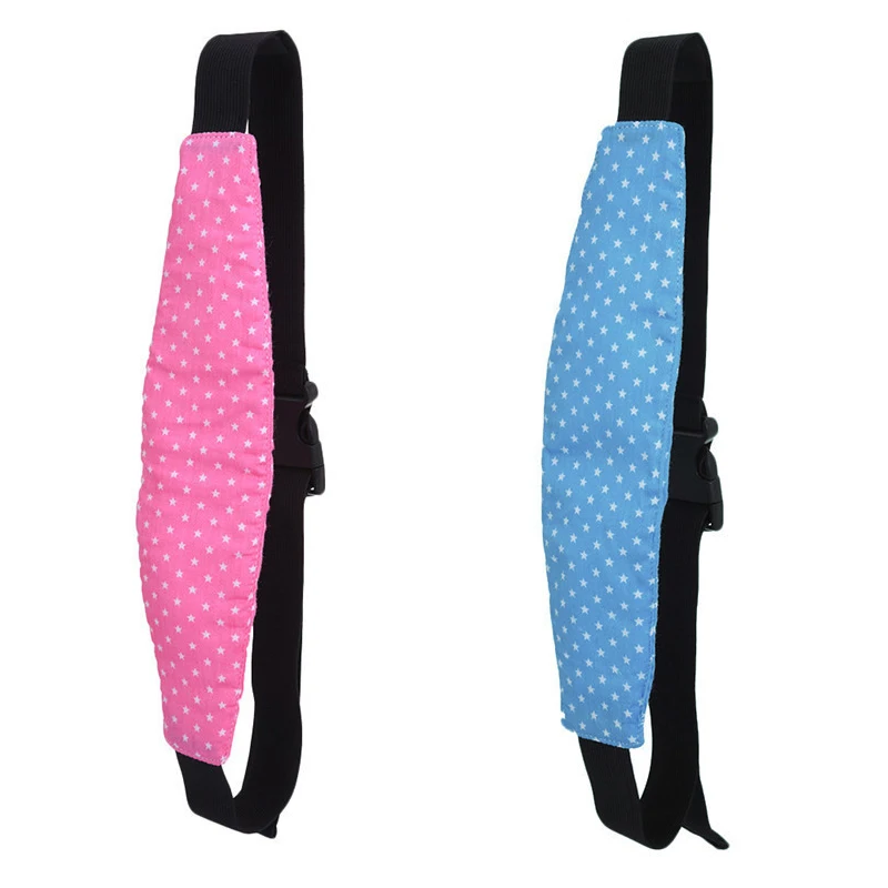 

1Pcs Fixing Band Baby Kid Head Support Holder Star Print Sleeping Belt Car Seat Sleep Nap Holder Belt Baby Stroller Safety Seat