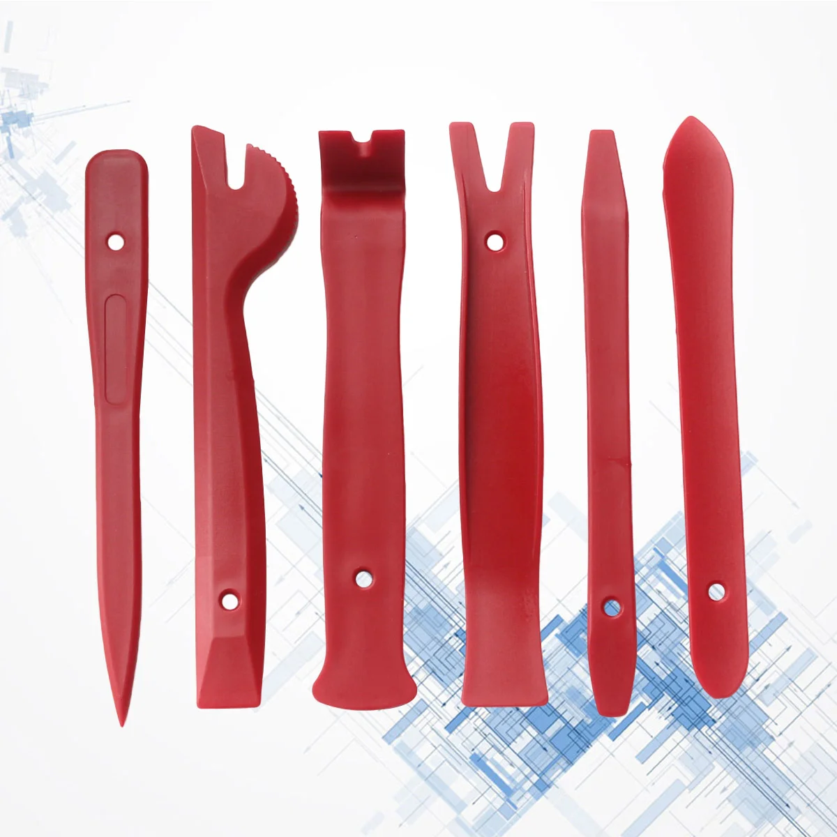 

Набор инструментов для отделки автомобильной двери 6 в 1, съемный инструмент для модификации и ремонта автомобиля