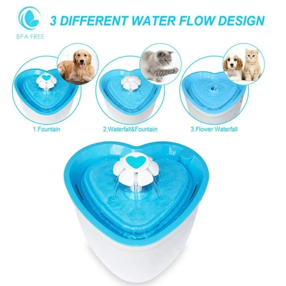 Автоматический питьевой фонтанчик для домашних животных бесшумная поилка кошек
