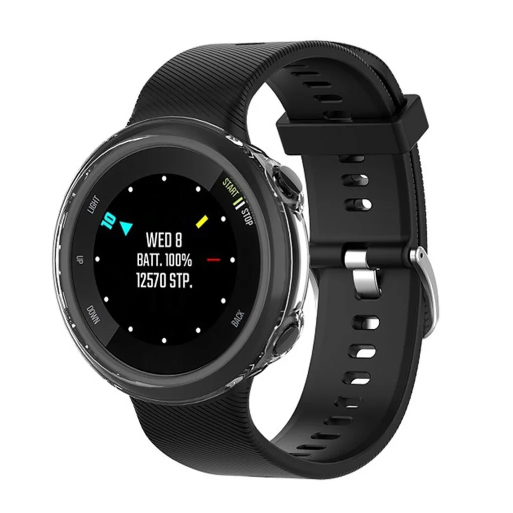 ТПУ Мягкий защитный чехол ультра-тонкий прозрачный для Garmin Forerunner 45 Смарт