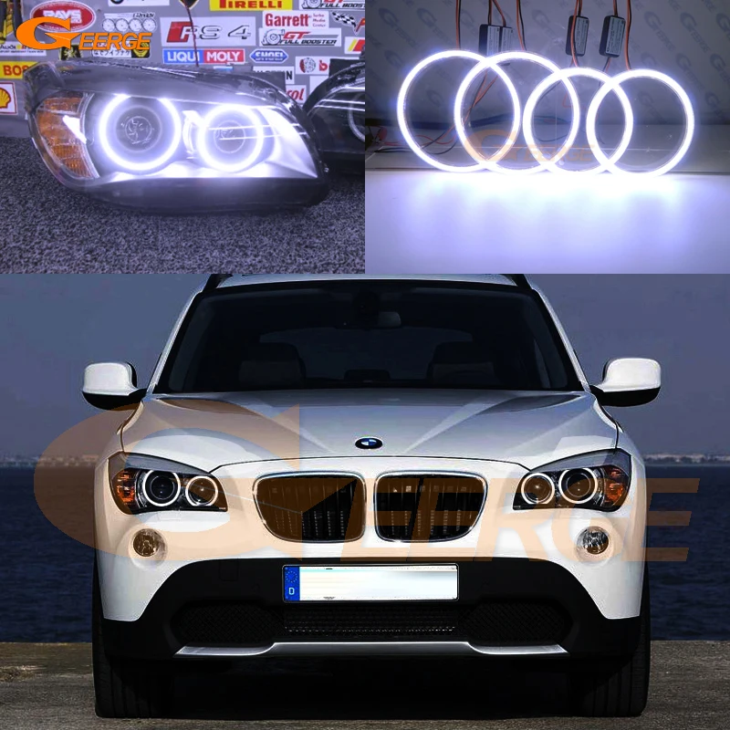 COB led angel eyes halo Кольца отличное Ультра яркое качество для BMW X1 E84 2009 2010 2011 2012 2013 2014 2015