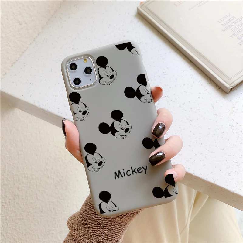 Роскошный чехол Disneys для samsung Galaxy A9 A9s A8 A8s A7 A6 A5 Plus Star силиконовый чехол для телефона мягкий чехол с рисунком - Цвет: Mickey2Gray