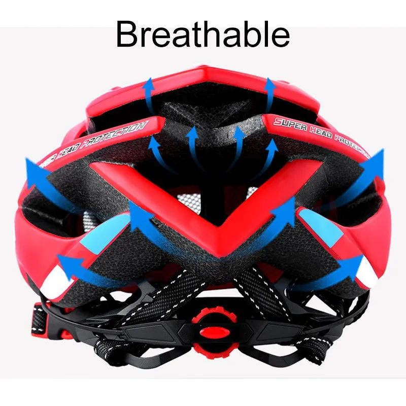 Прямая поставка портативный велосипедный шлем для улицы дышащие ссветильник