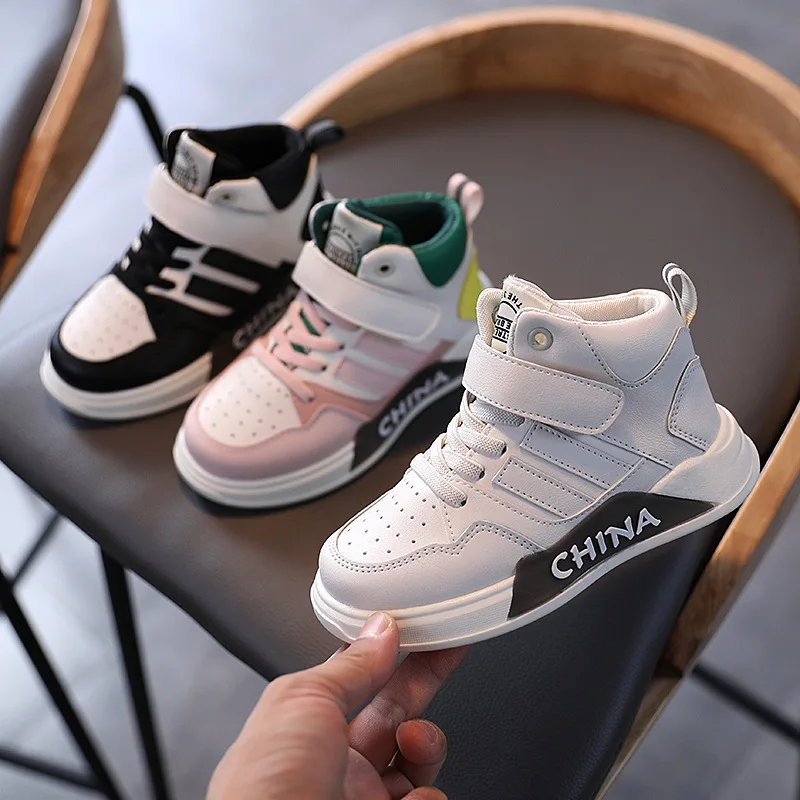 

National Tide Children's Shoes 2021 Autumn And Winter New Boys And Girls Sports Shoes White Shoes Kids 3513544554
