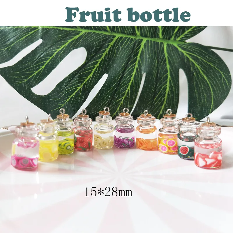 Смешанного стиля 10 шт./упак. стандартной длины с красочными фруктами бутылка