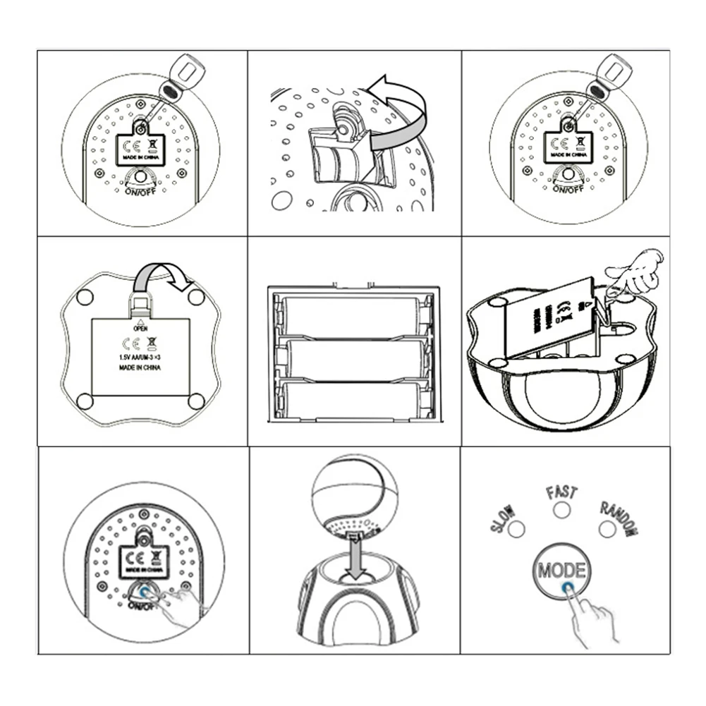 

Pet Cats Toys Interactive Kitten Toy Funny LED Lasering Tennis Ball Automatic Rotating Puppy Exercise Toy Pet Cat Supplies