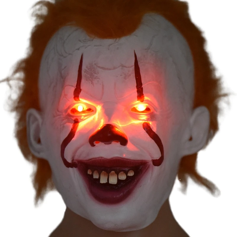 Return Of The Clown Mask Terror Cosplay Halloween Latex Material Party Masquerade Role Playing High Quality Accessories Masks |