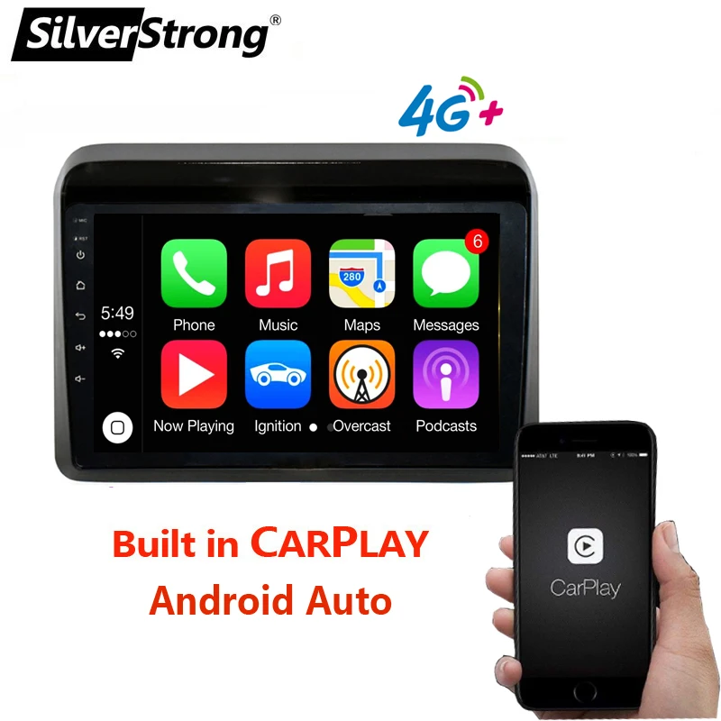 SilverStrong RDS DSP 4G SIM CARPLAY GPS для Suzuki Ertiga Android радио навигация-Мы не продаем дешево android |