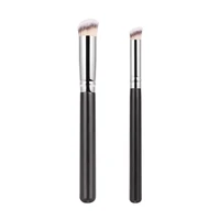 anmor 2 angled concealer brushes fits the skin conceals flawlessly professional round head set easy to carry