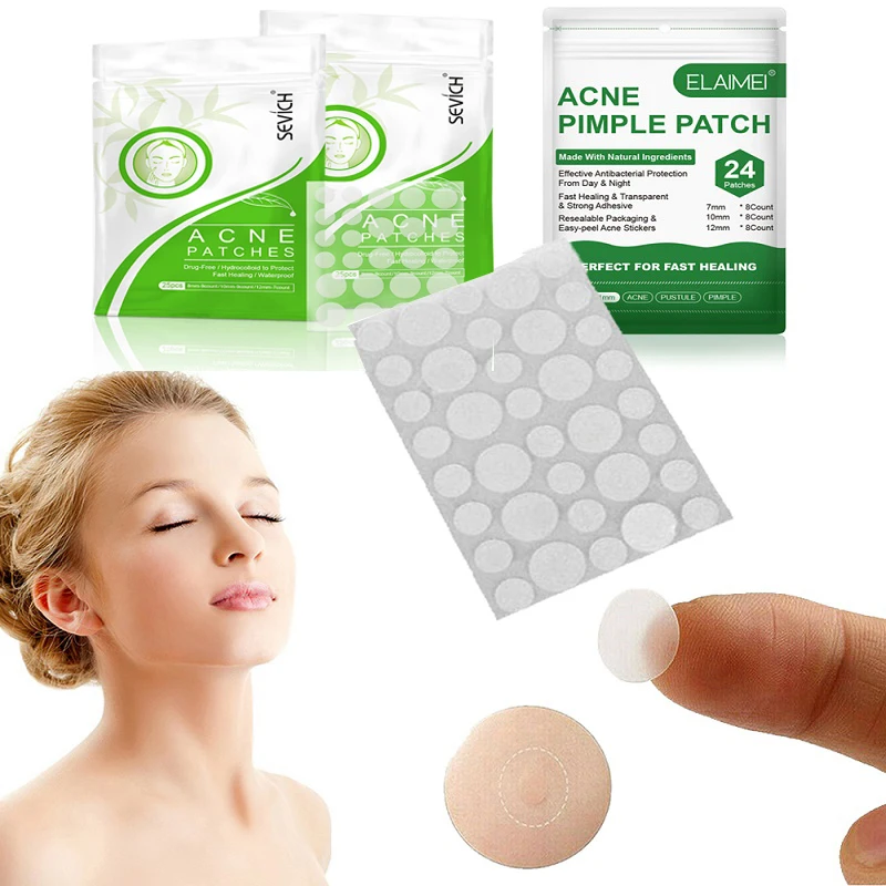 

36 Patches Beauty Acne tools Hydrocolloid Acne Patch Set Skin Tag Remover Pimple Master Hydrocolloid Patch Face Skin Care TSLM1