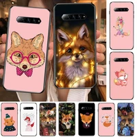 cute animal fox pet anime phone case for xiaomi redmi black shark 4 pro 2 3 3s cases helo black cover silicone back prett mini