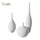 Современная керамическая ваза VILEAD в стиле Дзен, цветочный горшок для гостиной, украшение для дома, офиса, интерьера, скандинавский декор, поделки