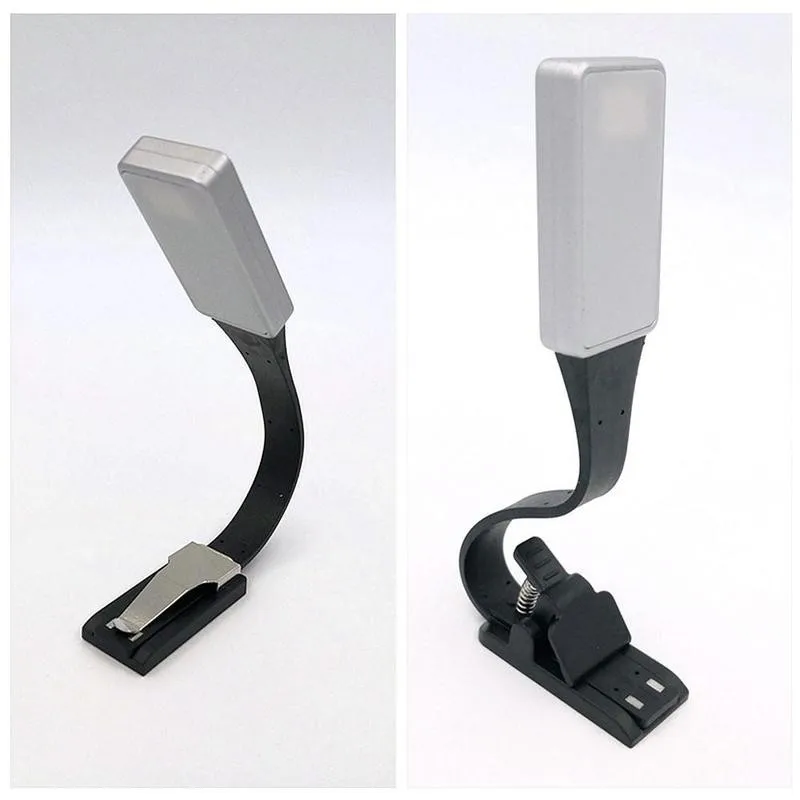 

3 Mode Book Light Book Reading Lamp Clip-on Book Lights Fle For Reader Adjustable Kindle With LED Lamp Night Folding Batter R2K2