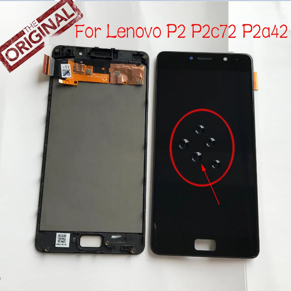 100% Оригинальный Amoled ЖК дисплей сенсорный экран дигитайзер в сборе с рамкой для