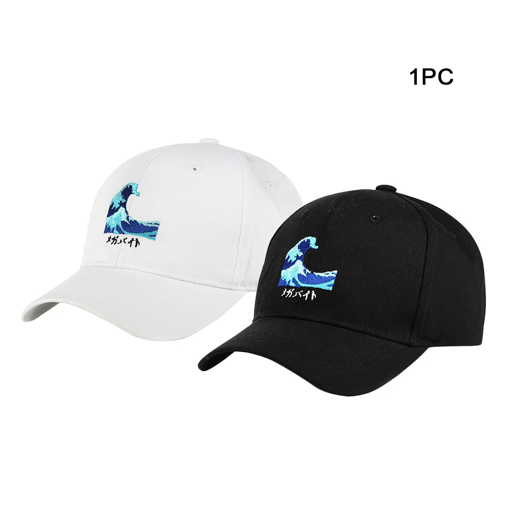 Волна Вышивка Велоспорт Открытый Snapback шляпы бейсбольная кепка Bboy Пешие прогулки