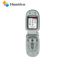 Motorola V535 V550 E550 V545 Refurbished-Original Unlocked  Cellphone GSM Flip cheap black Cellular Mobile Phone Free shipping