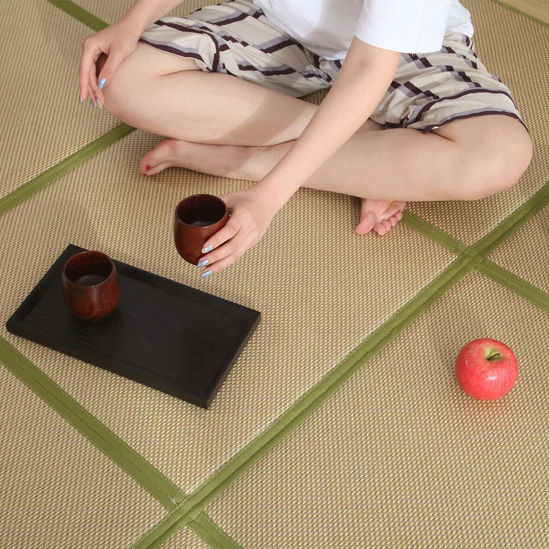 

Ротанговый ковер-татами, ковер для гостиной, спальни, летняя домашняя крутая детская игровая ковер, толстый Противоскользящий коврик, Индив...