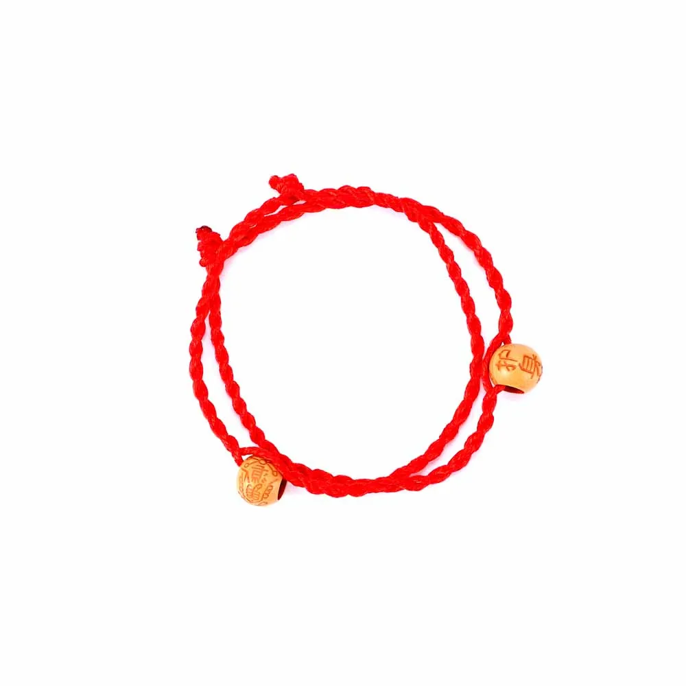 2 шт. модная Китайская Красная подвеска веревочная цепочка унисекс удачи красная