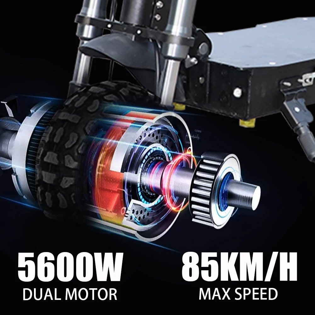 2021 Motorcycle Electric scooter Bike 5600W Dual Motor Scooters Adults with Seat 80KM/H Max Speed E Scooter | Спорт и развлечения