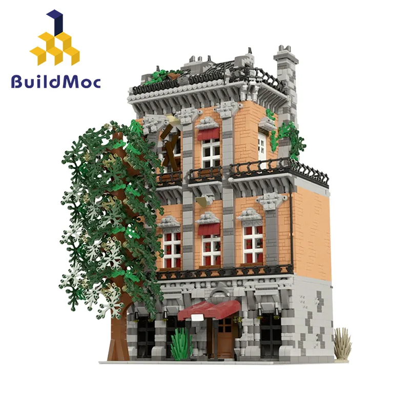 

Buildmoc World Famous Architecture Medieval retro Cathedral Assembling Building Blocks Kit DIY Bricks Education Gifts