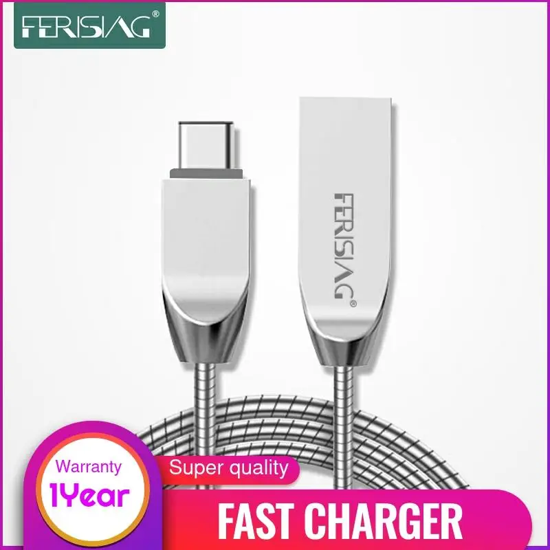 Зарядное устройство FERISING 2.4A Кабель с разъемом USB Type C кабель для быстрой зарядки и