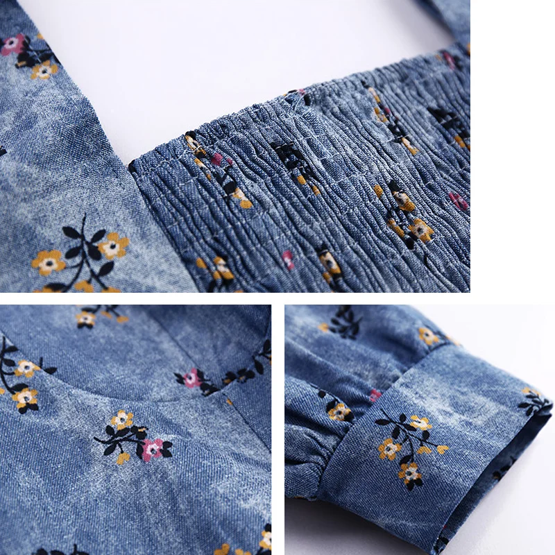 

Shirts Women New Autumn n Style Cropped Square Collar Elegant Trendy Puff Sleeve French Retro Female Tops Fresh Blouses Ins
