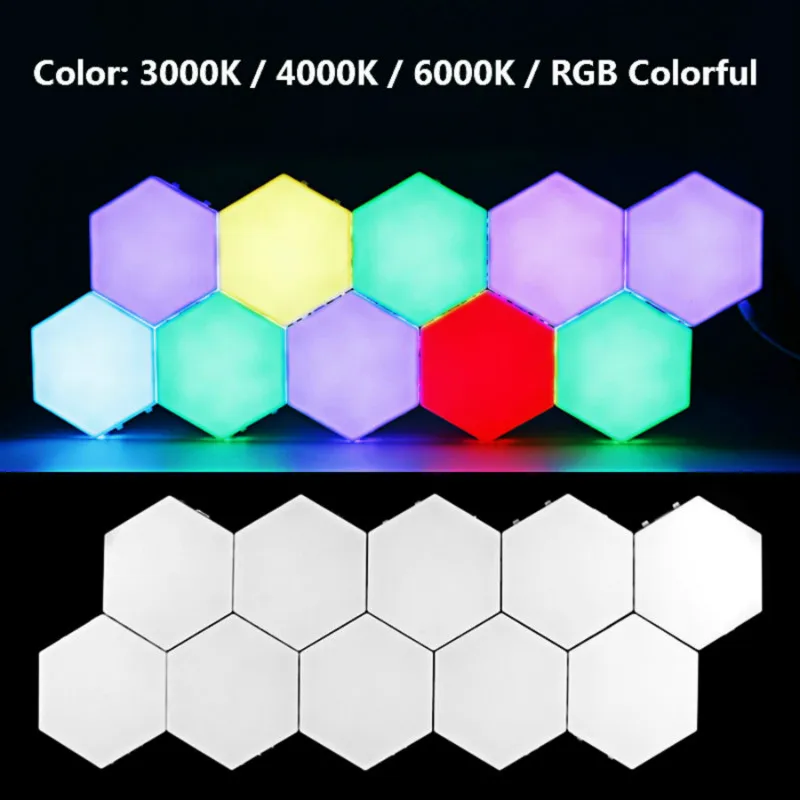 Квантовая лампа RGB с сенсорным управлением светильник сменный цветной